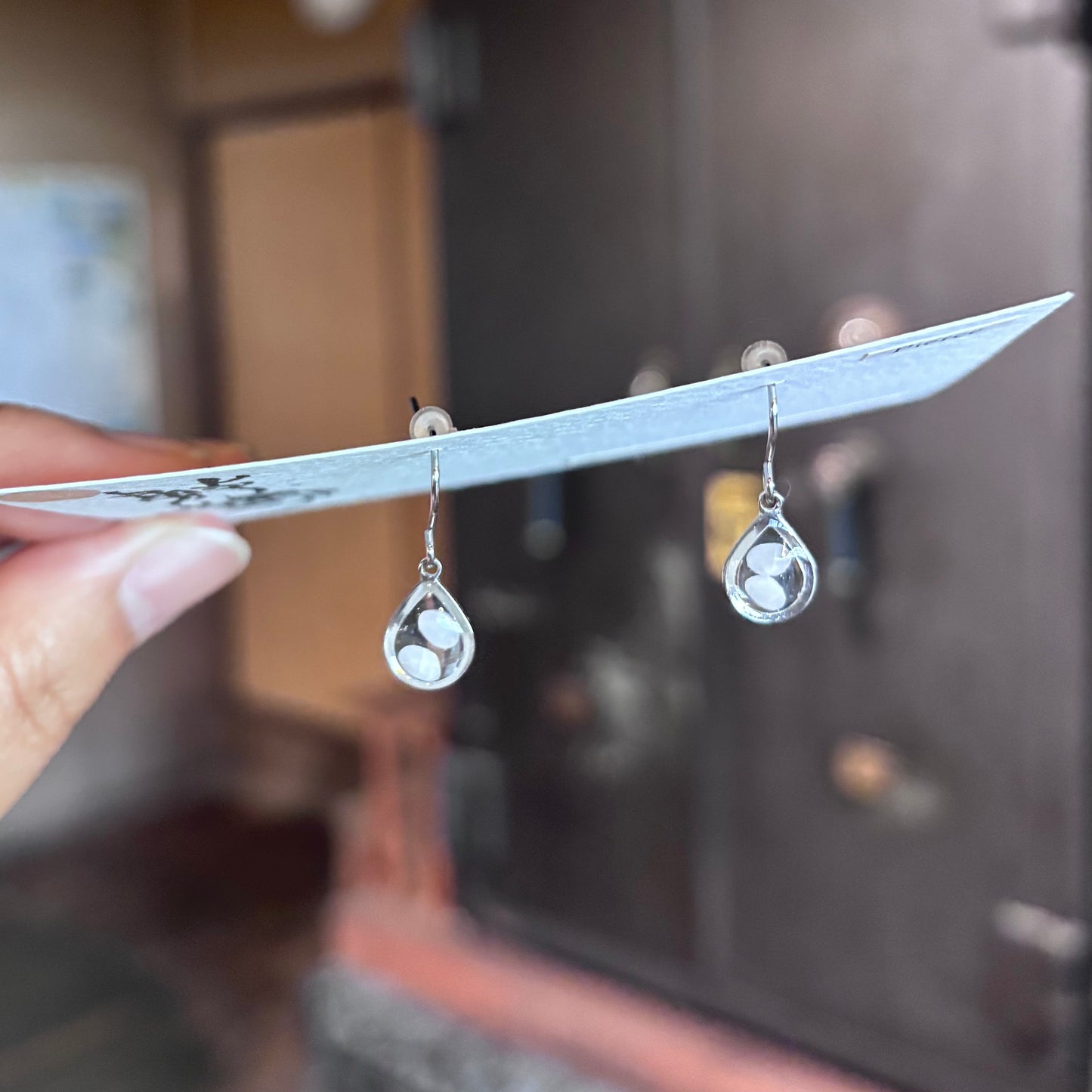 フックピアス　夢山水50 シルバー