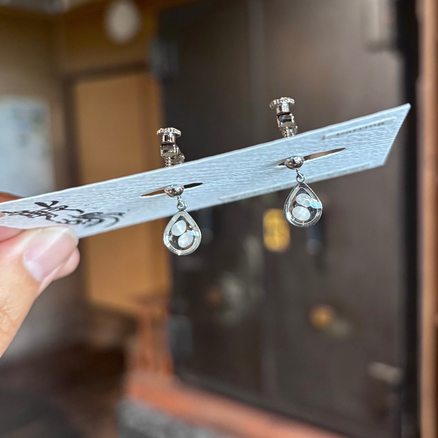 イヤリング　夢山水50シルバー